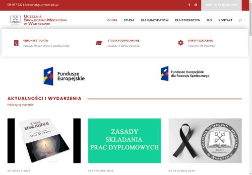 Uczelnia Społeczno-Medyczna w Warszawie